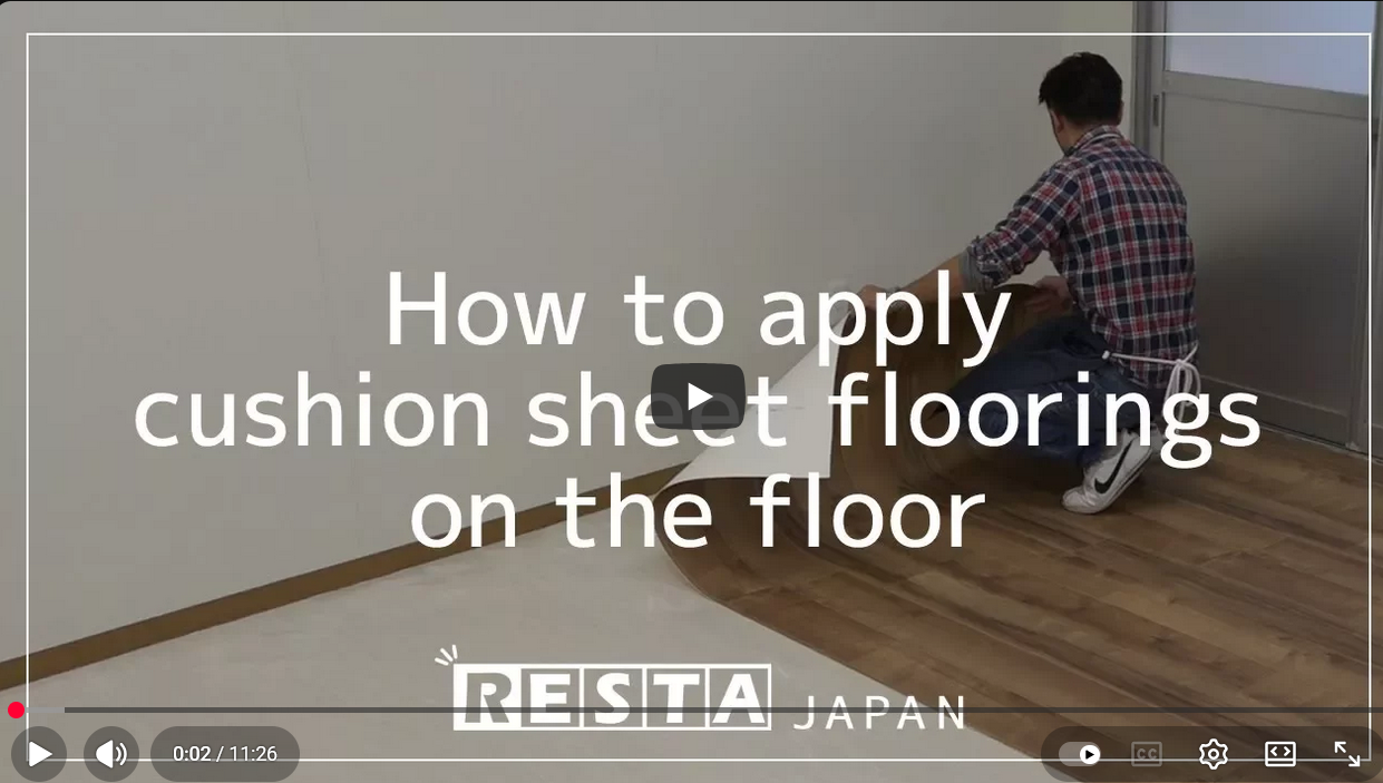 Video-How to install Cushion flooring