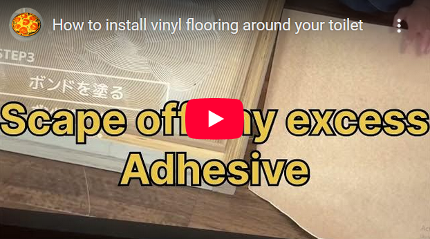 How to Install Vinyl Flooring Around a toilet